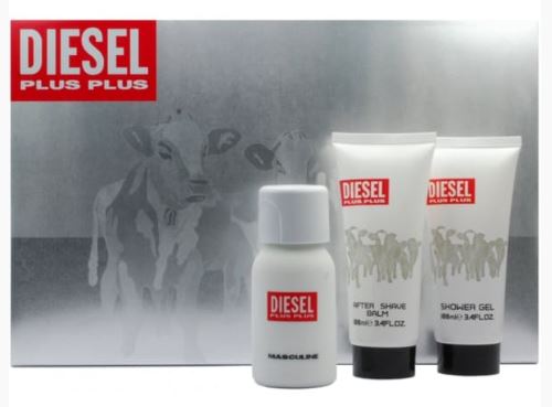 Estuche Diesel Plus Caja Leche Hombre 3PZS 75ML EDT + 30ML EDT + Desodorante